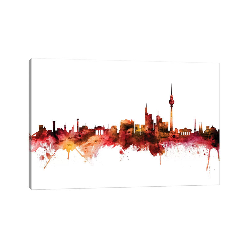 Berlin, Germany Skyline by Michael Tompsett - Wrapped Canvas Gallery-Wrapped Canvas Giclée, 152.5 cm H x 101.5 cm W