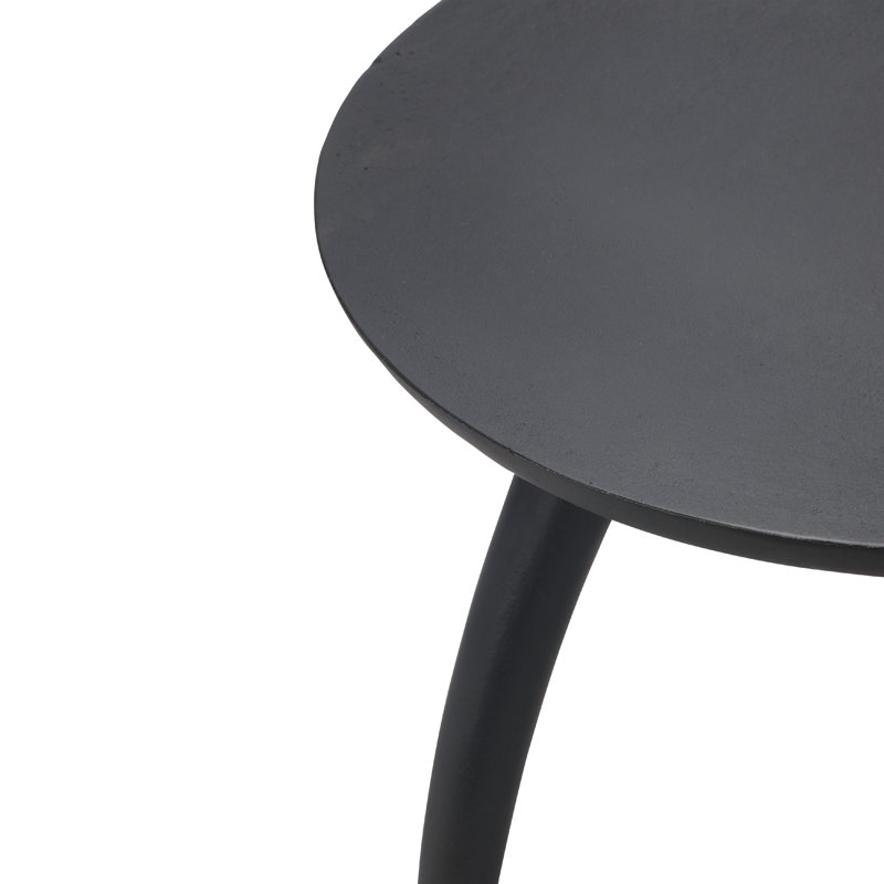 Elements End Table, Antique Zinc