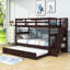 Lit superposé simple avec lit gigogne Helke de Harriet Bee-88086287