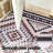 Southwestern Tribal Geometric Washable Area Rug in Beige/Terracotta-88370309