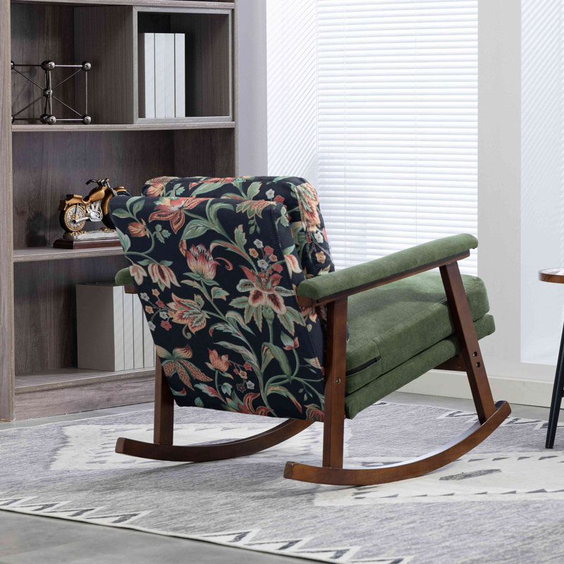 Fauteuil d'appoint rond en velours côtelé 360 ° avec 5 coussins décoratifs et support de téléphone réglable