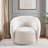 Swivel Accent Chair, Boucle Fabric Upholstered Barrel Chair, Single Sofa Single Armchair for Living Room-263754390
