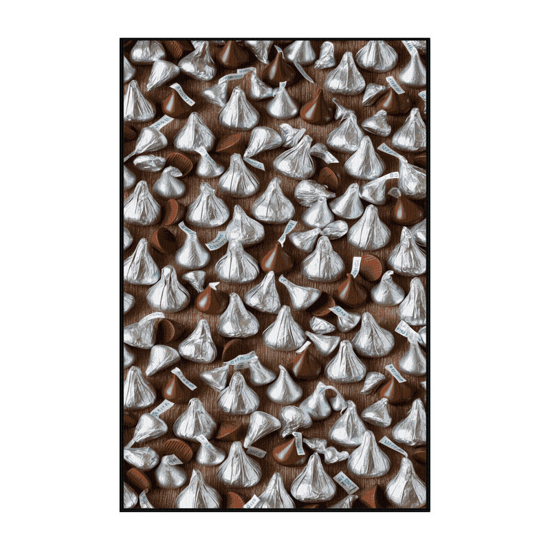  Tapis lavable Hersheys Kisses Desserts, Rectangulaire 2 pi x 3 pi