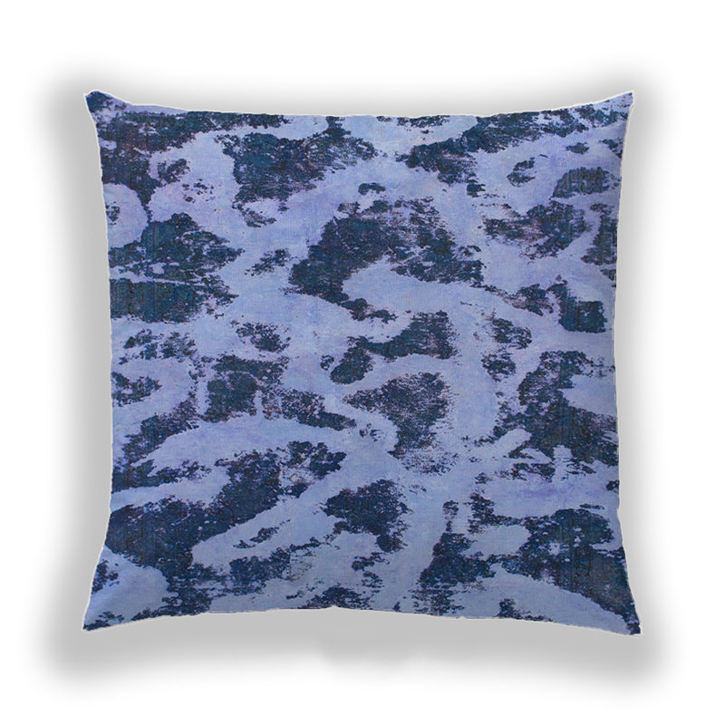 Coussin décoratif abstrait 1130, Microsuède