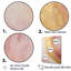 Or rose, désert, mirage, spirale I - abstrait, spirales sur toile-95869767-95869776