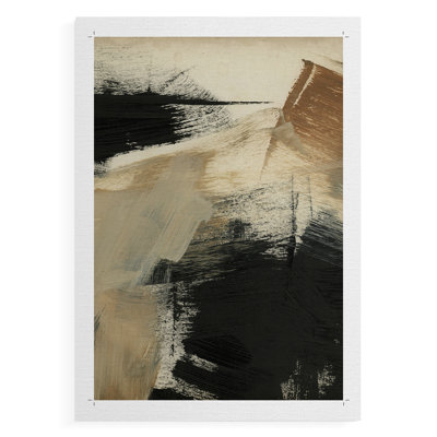 Baked Paintstrokes III - Impression sur toile seulement - NON-CADRE
