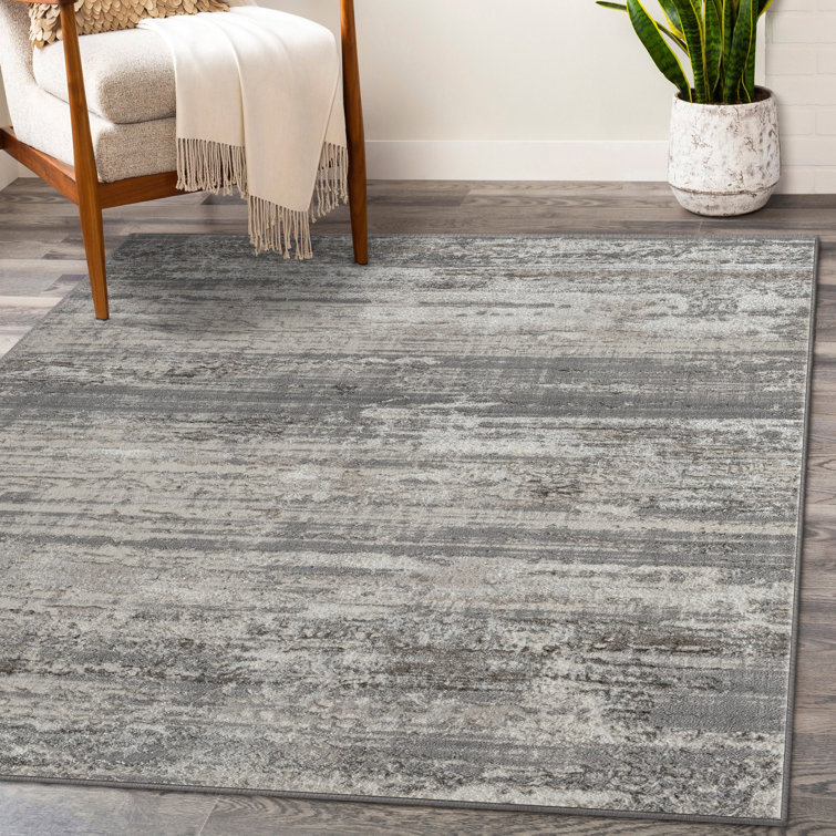 Tapis abstrait gris