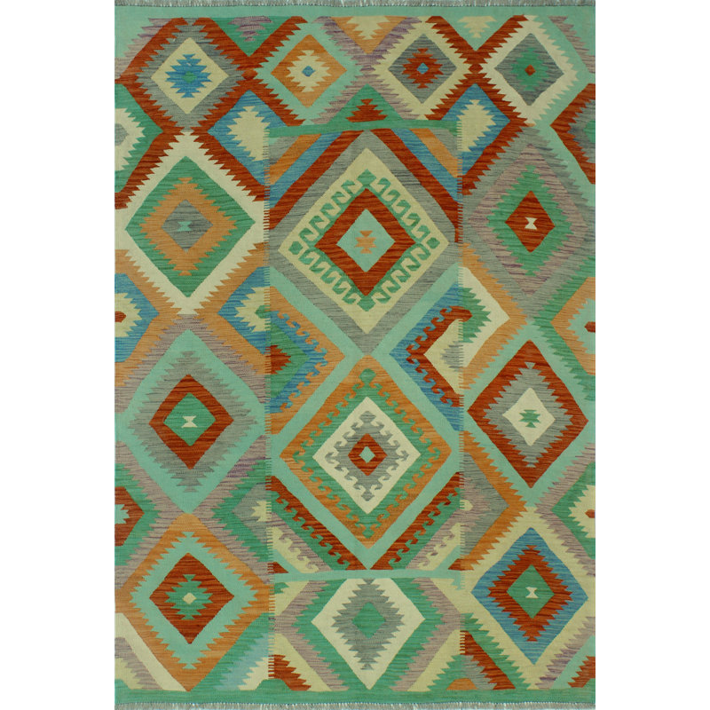 Bobbee Wool Geometric Indoor Rug