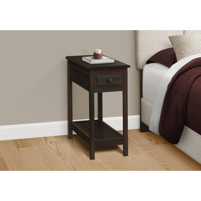 Table de chevet moderne, table de chevet pour chambre à coucher, table d'appoint à 2 niveaux, table de bout, table d'appoint avec tiroir de rangement
