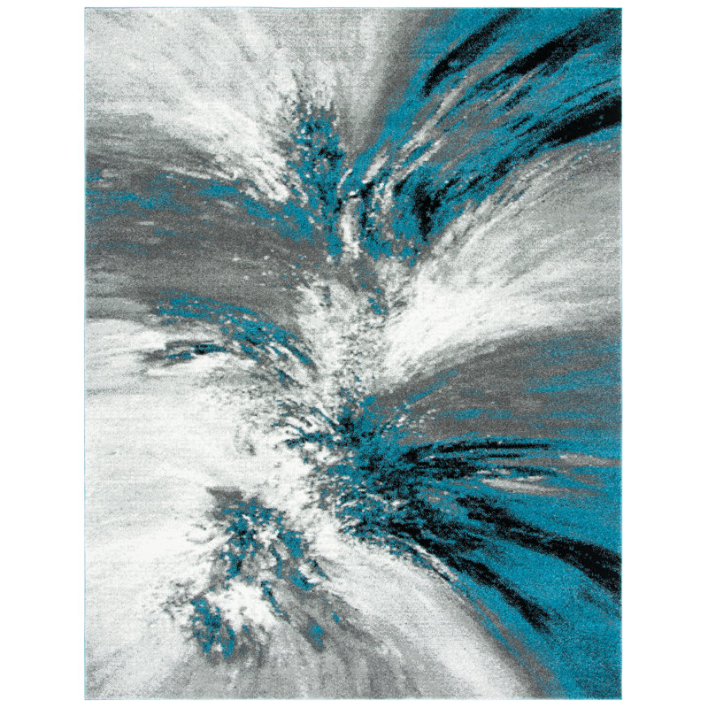 Donnovan Performance Abstract Rug, Rectangle 11' x 15'