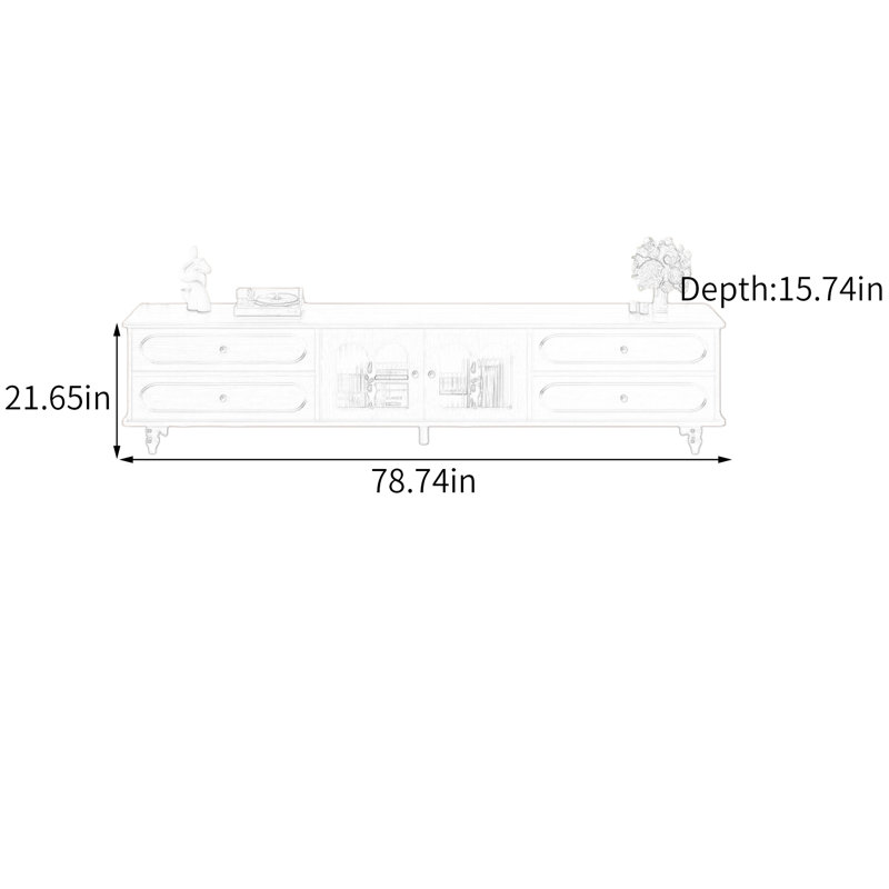 Adwin, H 21,65 po x L 78,74 po x l 15,74 po