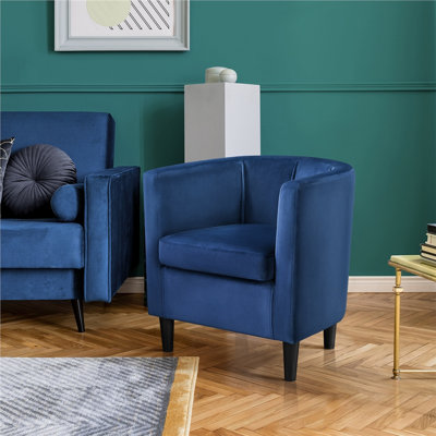 68.5Cm Wide Upholstered Tub Chair