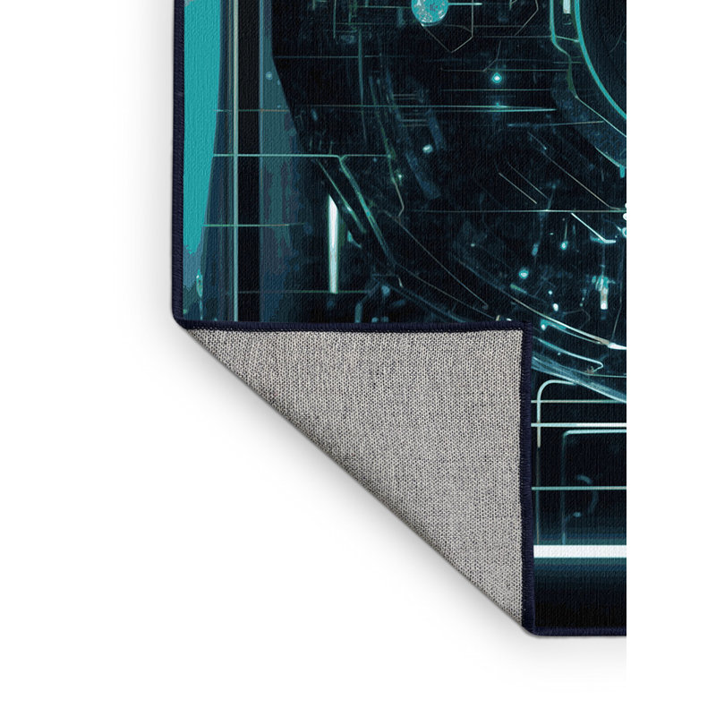 Twilight Beam Rug, Round 3'