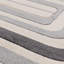 Chariah Geometric Ivory/Grey Area Rug-422585360