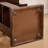 Walnut Modern Solid Wood Rotating Bookshelf