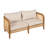 Outdoor Patio Cushioned Sofa