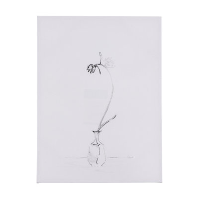 Toile texturée Ikebana Light II