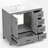 Sanyia 36'' Single Bathroom Vanity with Ceramic Top-678525705