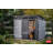 Keter Artisan 9x7 ft. Modern Durable Resin Outdoor Storage Shed With Floor and Double Doors for Garden Patio Furniture and Tools, Grey