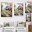 «Blossom Bungalow By The Lake 3», art mural paysage-1876774817-1876774814