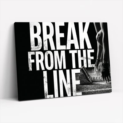 Ensemble de 1 tableau mural Break From Canvas