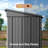 5 ft. W x 3 ft. D Metal Vertical Storage Shed-97266160