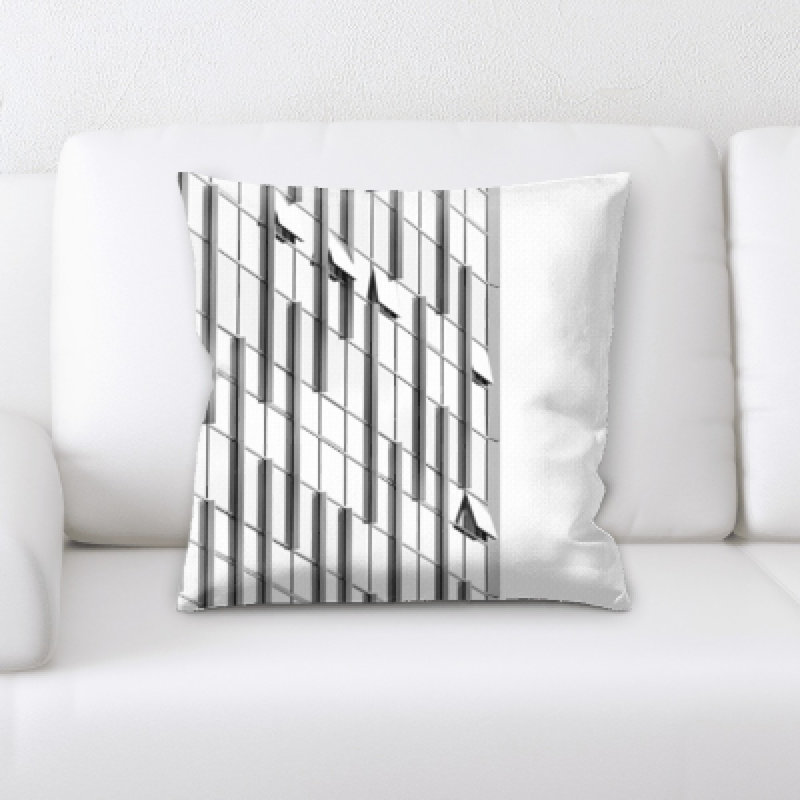 Microsuede Reversible Throw Pillow