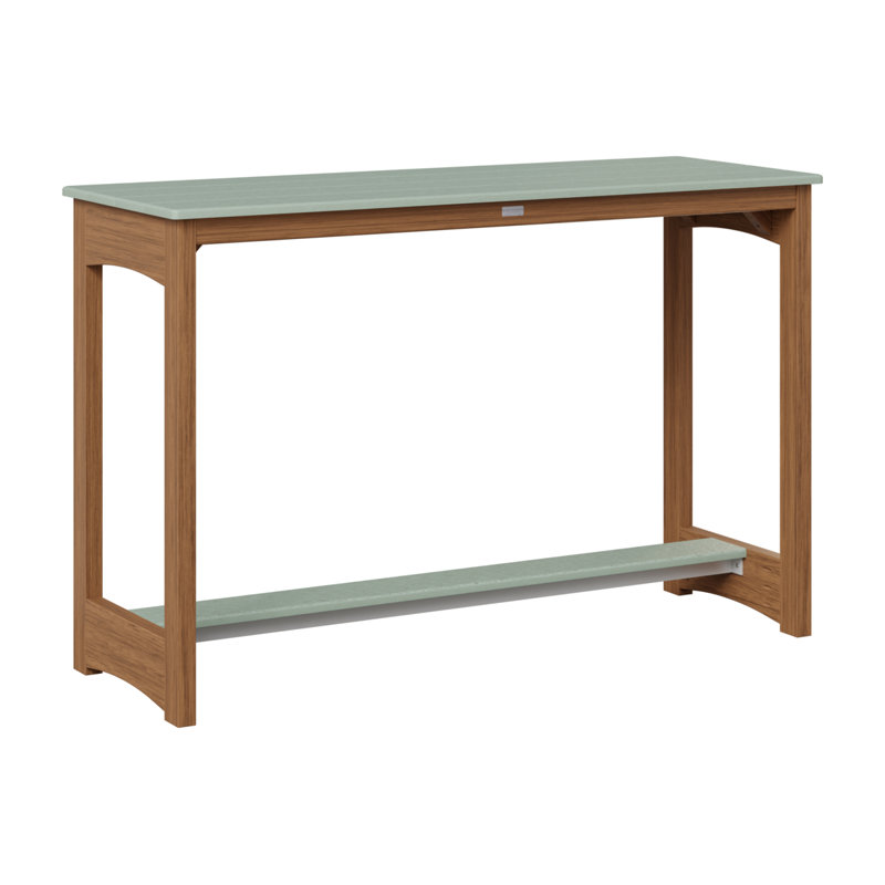 Table de bar Berlin Gardens, Acajou antique, 38.5" H x 60" W x 22" D, Écume de mer, écume de mer