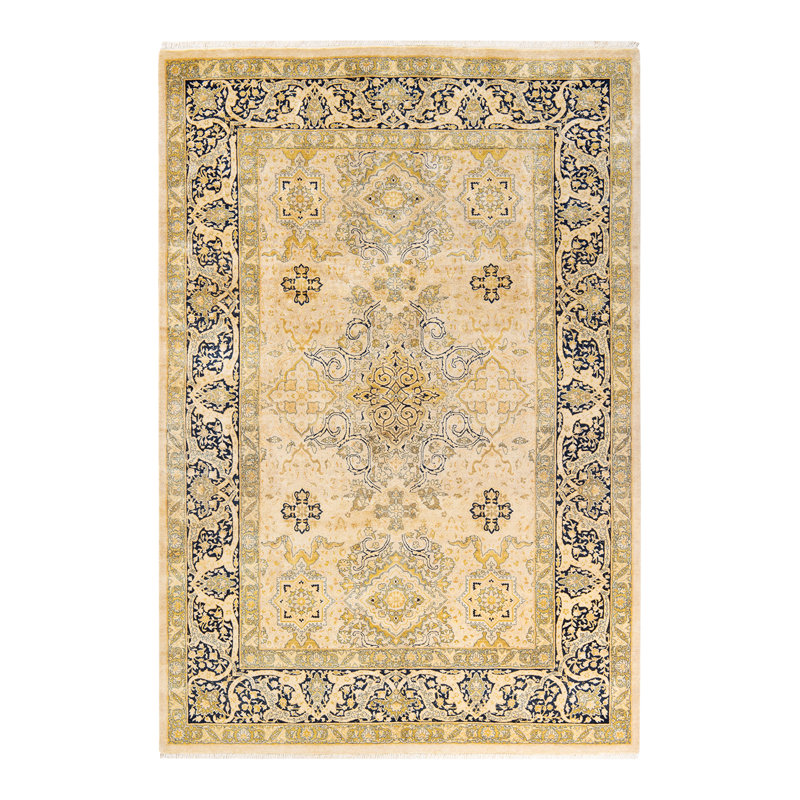 Classic One-of-a-Kind 6' 3" X 9' 6" Hand Knotted Area Rug