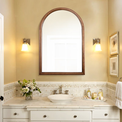 Caitlin Metal Flat Wall Mirror