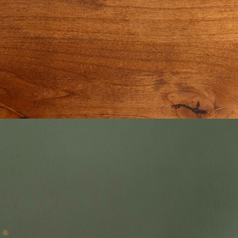 48 Inch Coffee Table, No Assembly Required, Green