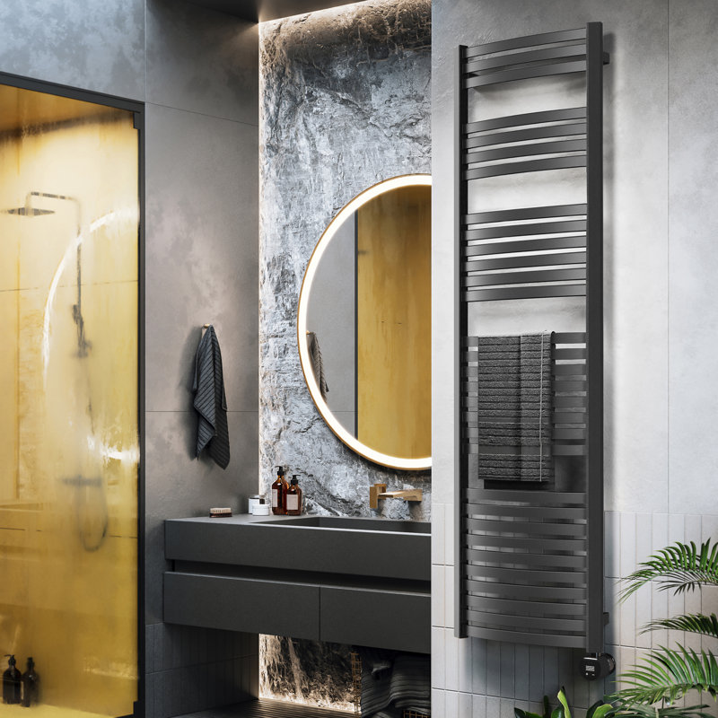 Electric Towel Rail, DEXTER 1760/500, Black