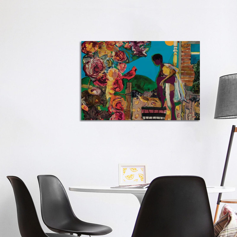 Morning Of The Red Bird by Romare Bearden - Wrapped Canvas Gallery-Wrapped Canvas Giclée, 66.04 cm H x 101.6 cm W
