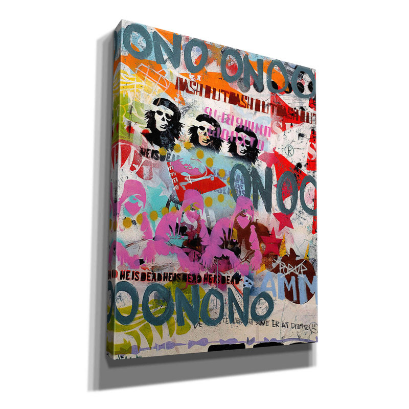On On par Punk - Impression sur toile tendue, H 16 po x l 12 po x P 0,75 po