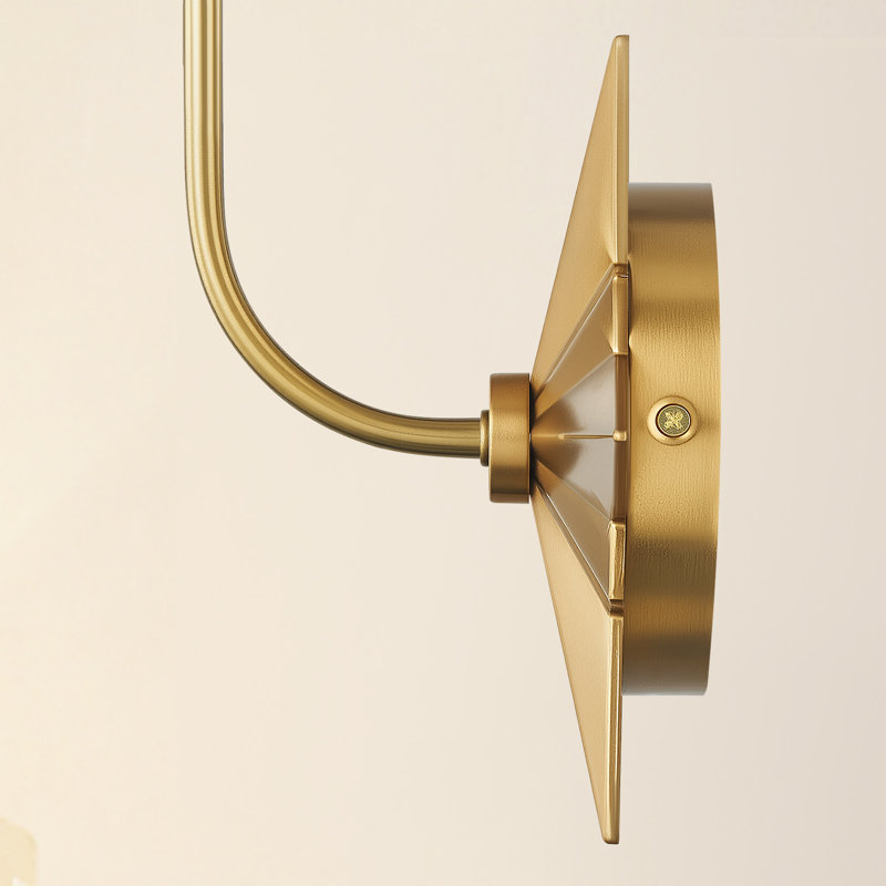 1-Light Iron Small Armed Sconce