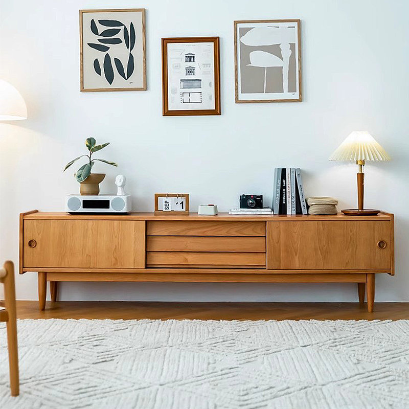Meuble de rangement moderne et minimaliste pour meuble télé, H 21,65 po x L 70,87 po x l 15,75 po