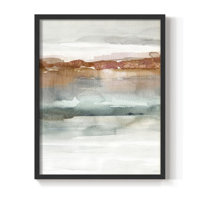 Cinnabar Sundown Framed Print - Solid Wood