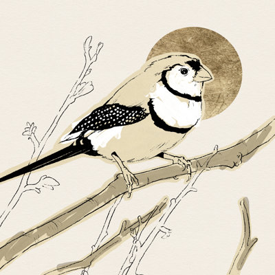 Spring Passerine I by Jacob Green - Wrapped Canvas Painting