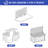 Edrosie Inc 59.1'' W 160 Gallons Water Resistant Resin Lockable Deck Box in White