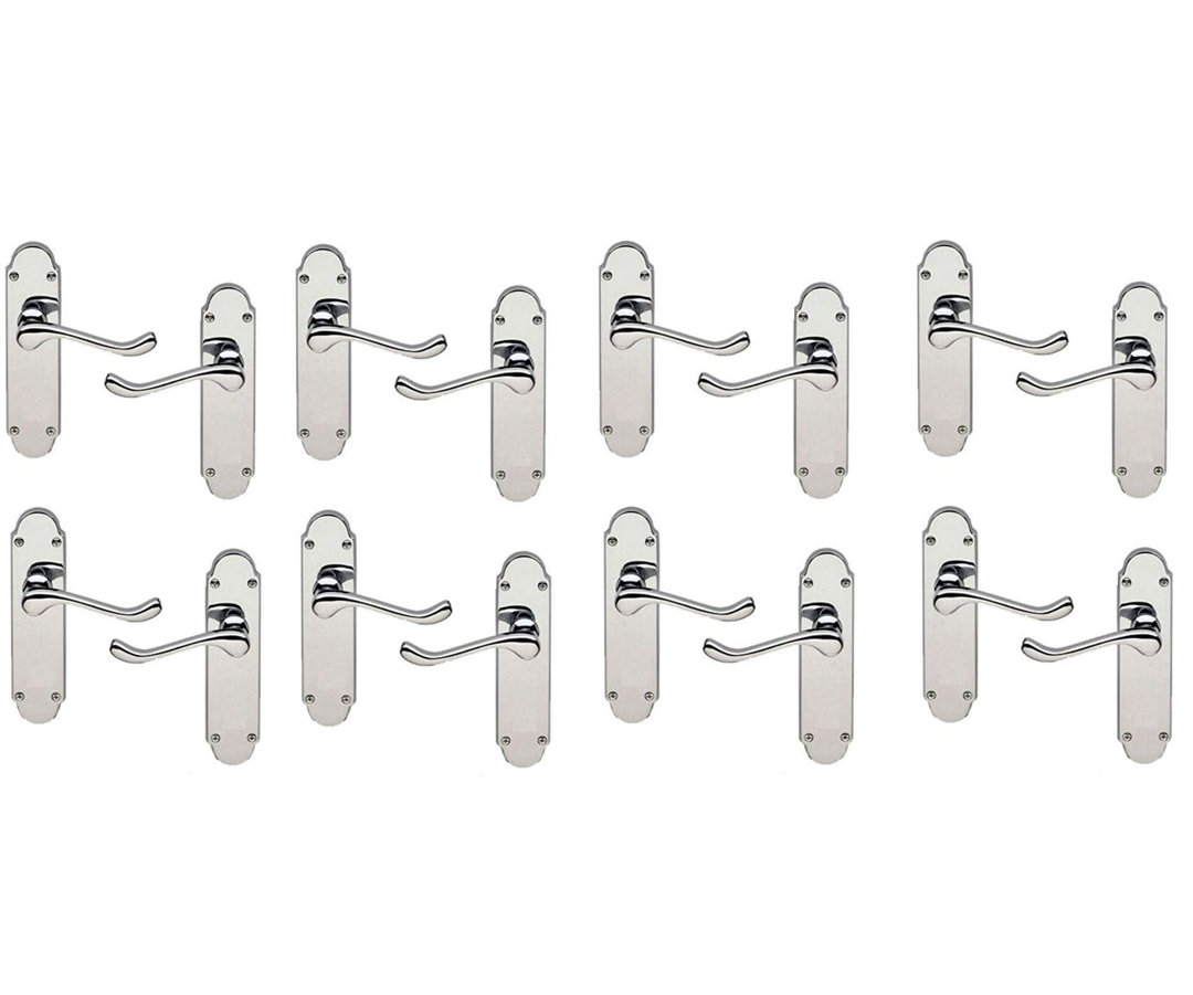 8 Pairs Epsom Design Victorian Scroll Handle