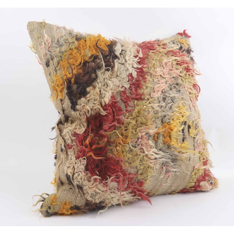 Vintage Tulu Euro Pillow Cover And insert