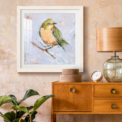 4_Oiseau Variété II - reproduction encadrée de qualité supérieure - prête à être accrochée