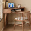 Bureau d'écriture en bois massif brun