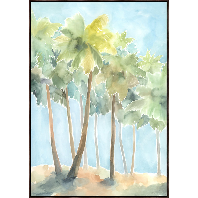 «Under a Sunshine II» par Janice Sadler - Peinture, H 44,5 po x l 31,5 po x P 1,5 po, Image gel brossé