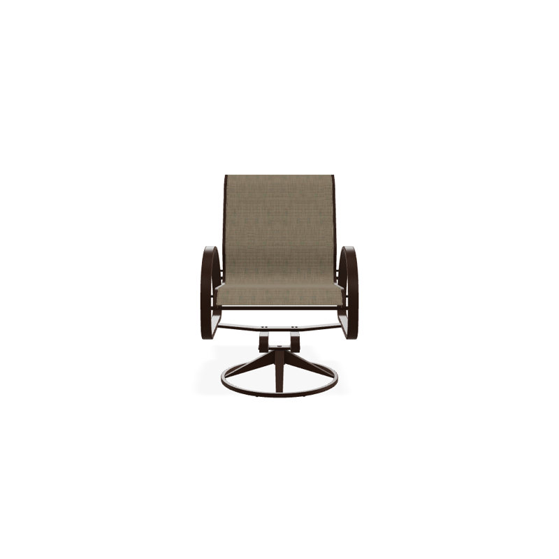 Fauteuil de patio pivotant Hiraku, Newport, Kona texturé