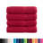 vidaXL Premium Bath Towels "SOLUND" 4 pcs Red 100x150 cm 600 gsm-1486971085