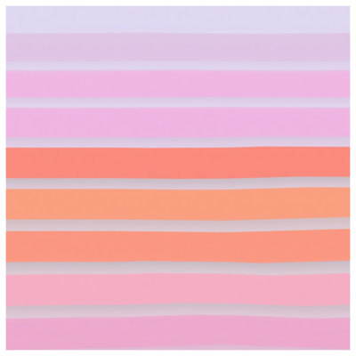 Édredon à rayures rose et orange