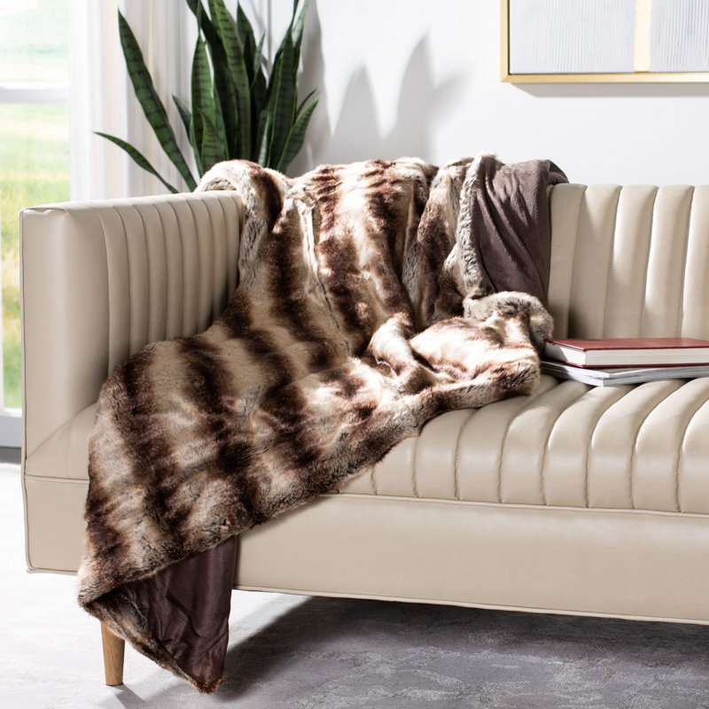 Hand Woven Throw Blanket, 60" x 50"