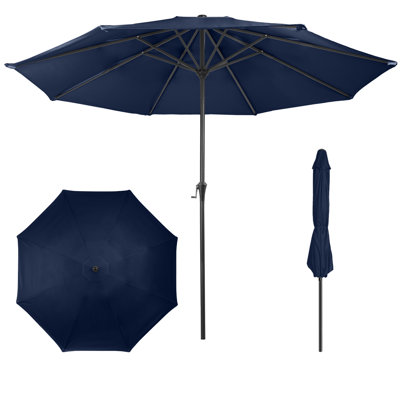 Parasol d'extérieur 9 pi Pure Garden, bleu marine