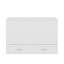 Grand lit escamotable mobile avec tiroir et petites tablettes